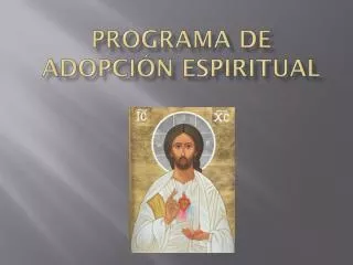 programa de adopci n espiritual