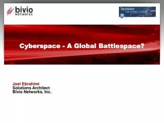 Cyberspace - A Global Battlespace?