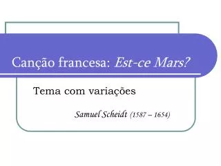 can o francesa est ce mars