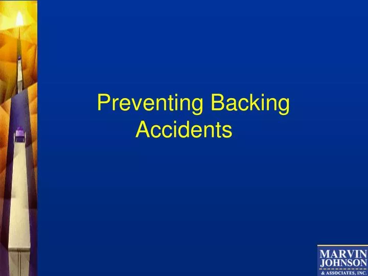 preventing backing accidents