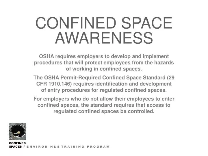 confined space awareness