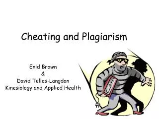 Cheating and Plagiarism