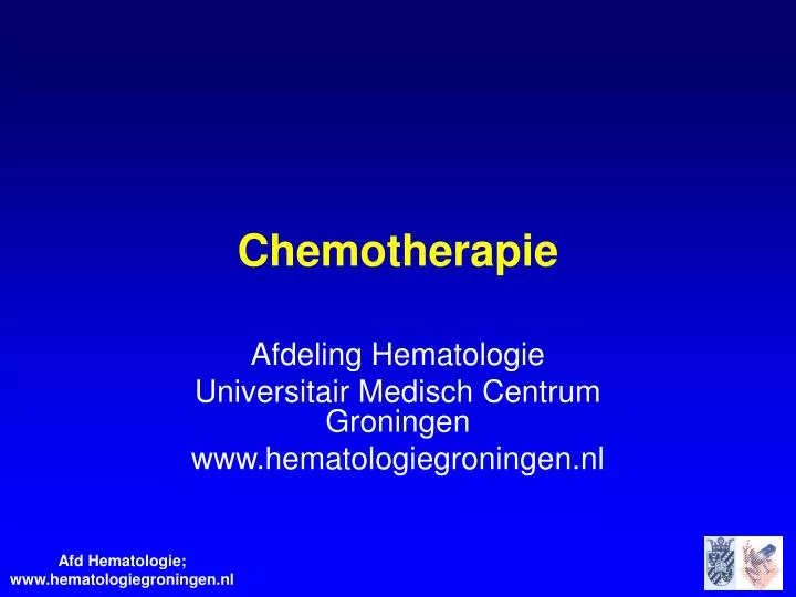 chemotherapie