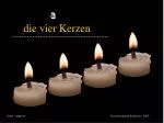 die vier Kerzen - slide 1