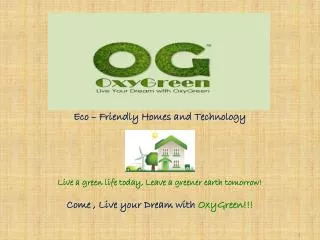 Eco – Friendly Homes and Technology