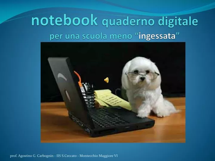 notebook quaderno digitale per una scuola meno ingessata