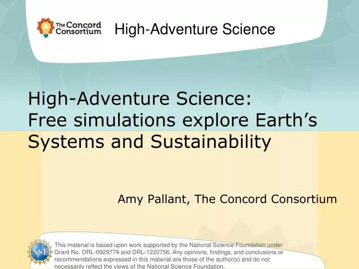 high adventure science free simulations explore earth s systems and sustainability