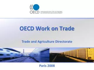 OECD Work on Trade