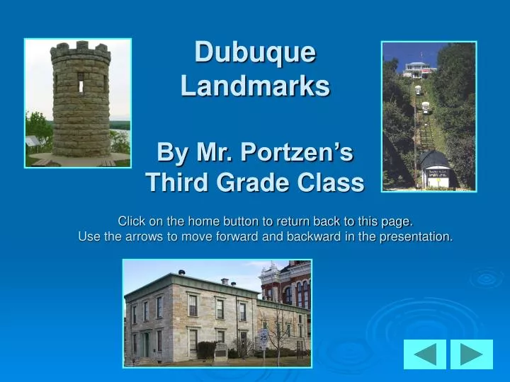 dubuque landmarks by mr portzen s third grade class
