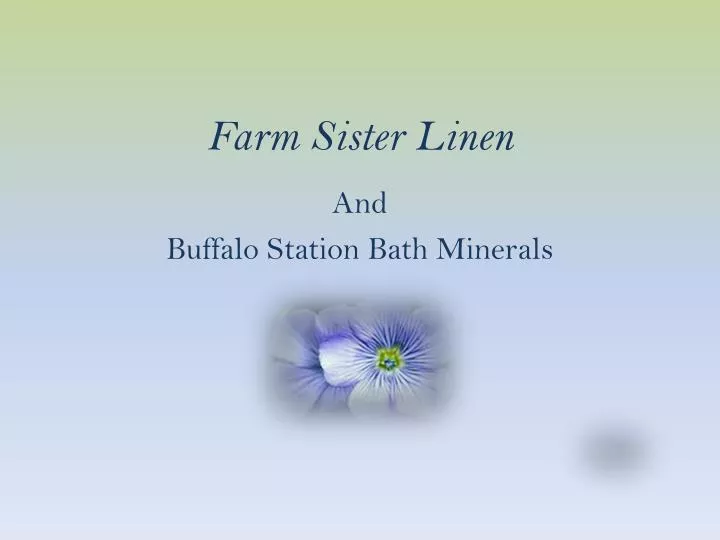 farm sister linen