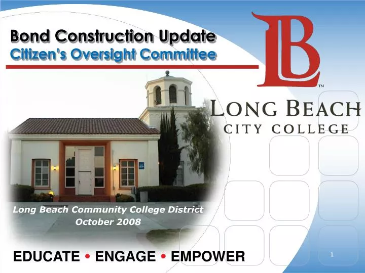 bond construction update citizen s oversight committee