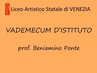 liceo artistico statale di venezia