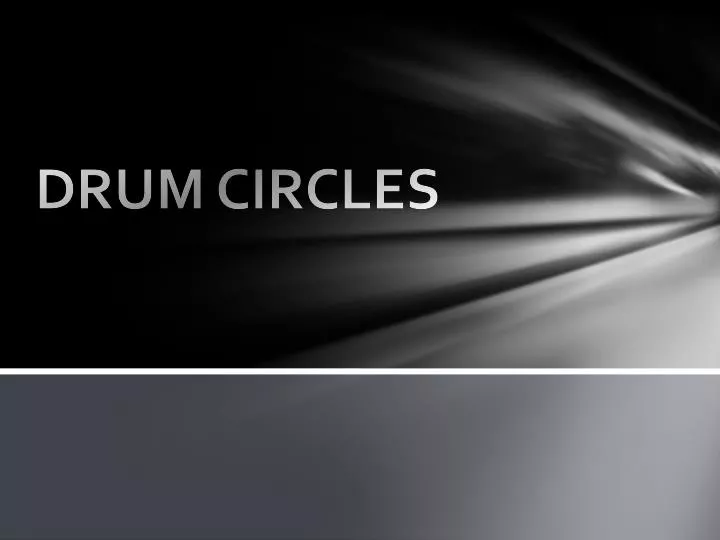 drum circles