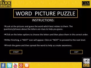 WORD PICTURE PUZZLE