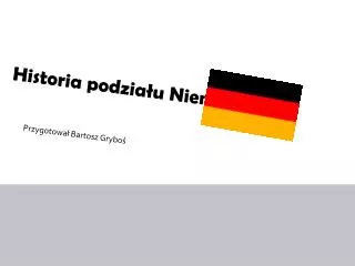 historia podzia u niemiec