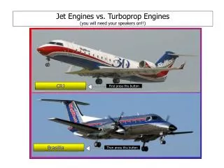 Jet Engines vs. Turboprop Engines (you will need your speakers on!!)