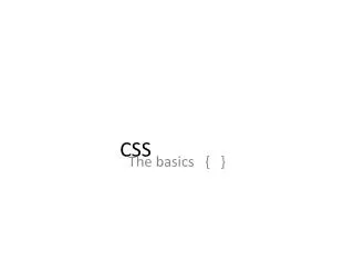 CSS