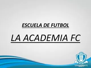 escuela de futbol