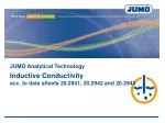 JUMO Analytical Technology Inductive Conductivity acc. to data sheets 20.2941, 20.2942 and 20.2943 - slide 1