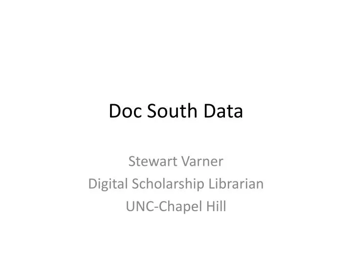 doc south data