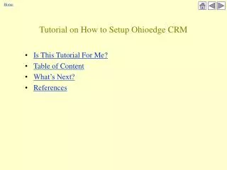 Tutorial on How to Setup Ohioedge CRM