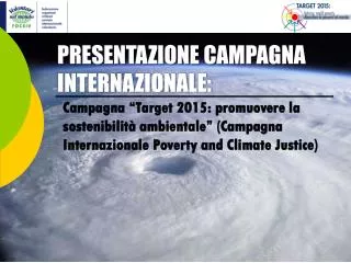 presentazione campagna internazionale