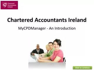 Chartered Accountants Ireland MyCPDManager - An Introduction