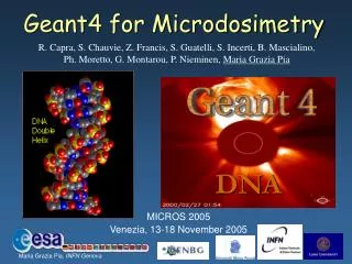 Geant4 for Microdosimetry