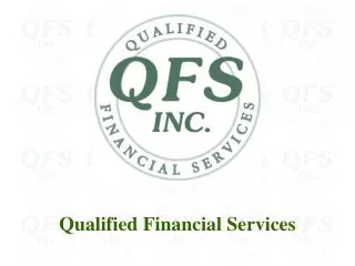 Qualified Financial Services