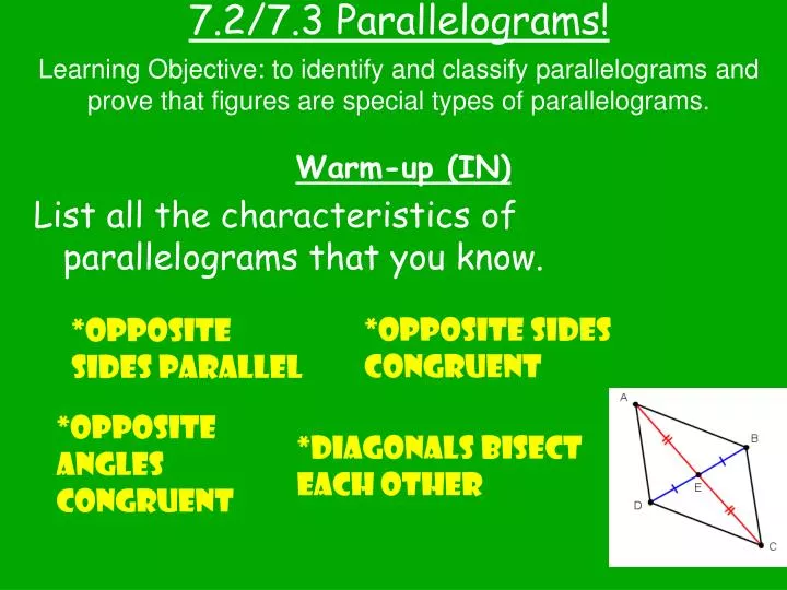 7 2 7 3 parallelograms