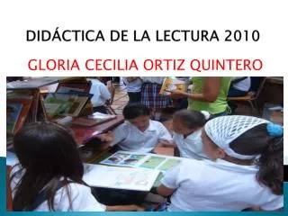 did ctica de la lectura 2010