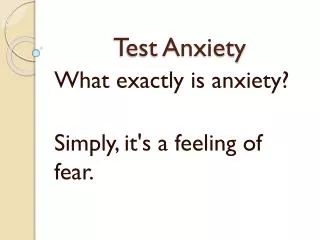 Test Anxiety