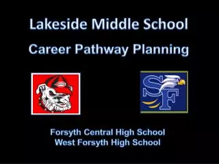 Lakeside Middle School Career Pathway Planning