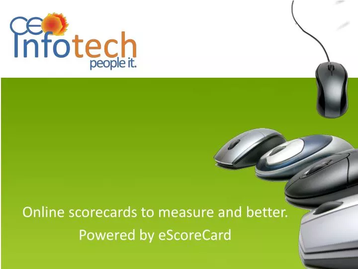 online scorecards to measure and better powered by escorecard