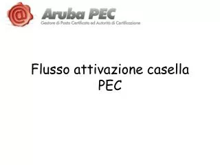 flusso attivazione casella pec