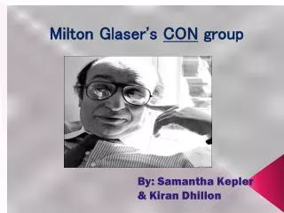 Milton Glaser's CON group