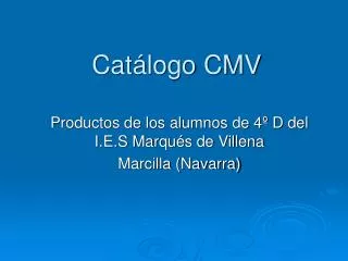 cat logo cmv