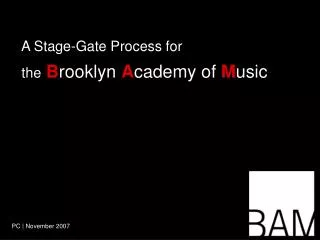 the B rooklyn A cademy of M usic