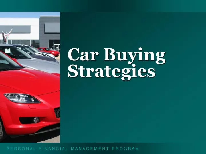 car buying strategies