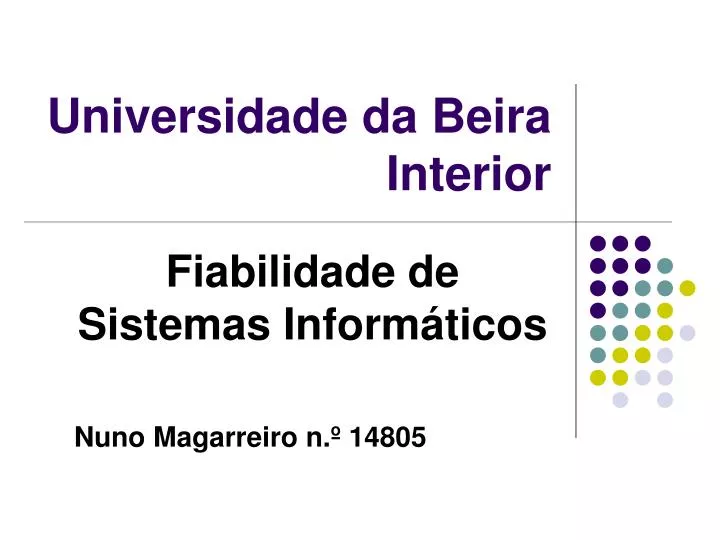 universidade da beira interior