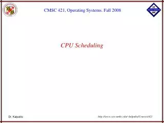 CPU Scheduling