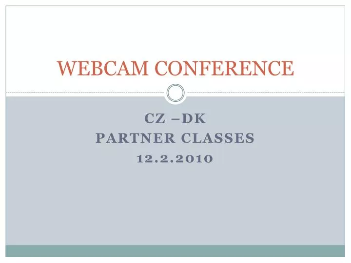 webcam conference