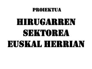 proiektua