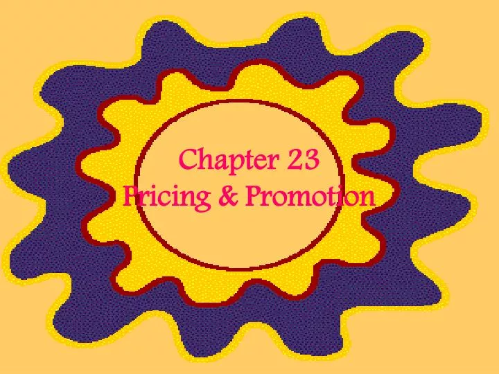 chapter 23 pricing promotion