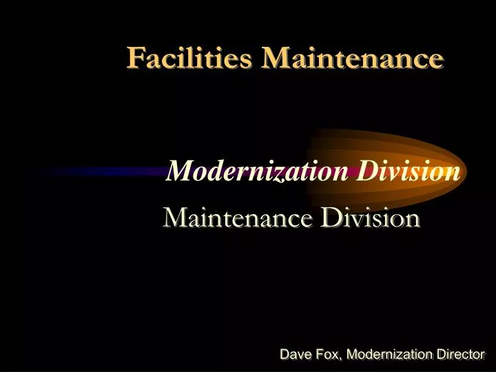modernization division