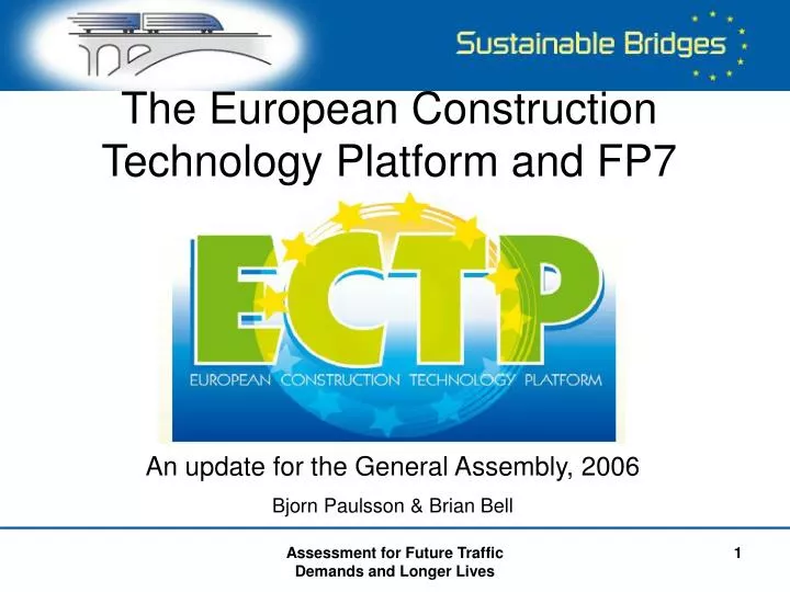 the european construction technology platform and fp7