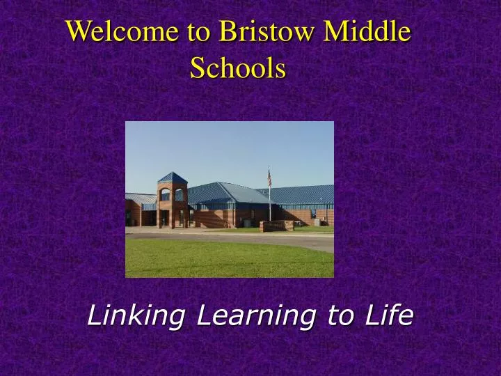 welcome to bristow middle schools