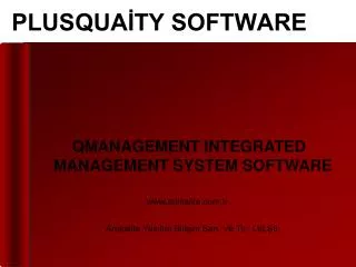 PLUSQUAİTY SOFTWARE