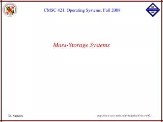 Mass-Storage Systems