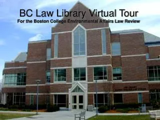 BC Law Library Virtual Tour
